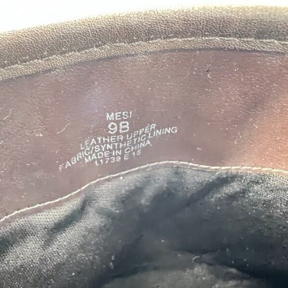 Lauren Ralph Lauren Mesi Brown Leather Ankle Boots Women's 9 - Picture 12 of 14